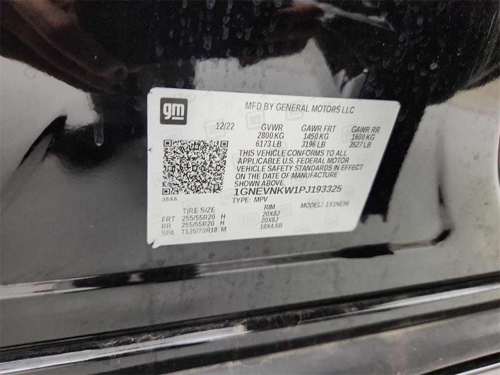 used 2023 Chevrolet Traverse car, priced at $36,992