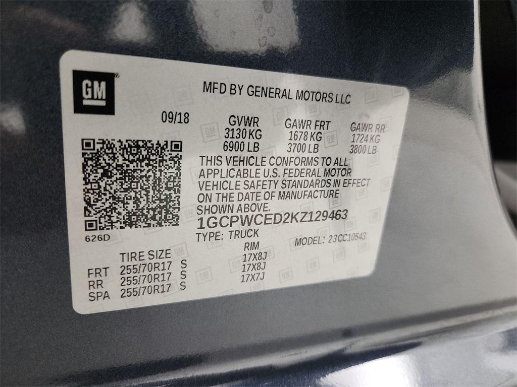 used 2019 Chevrolet Silverado 1500 car, priced at $30,993