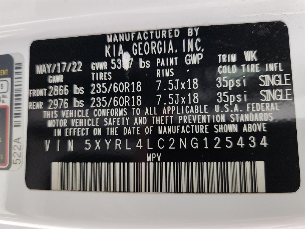 used 2022 Kia Sorento car, priced at $22,599