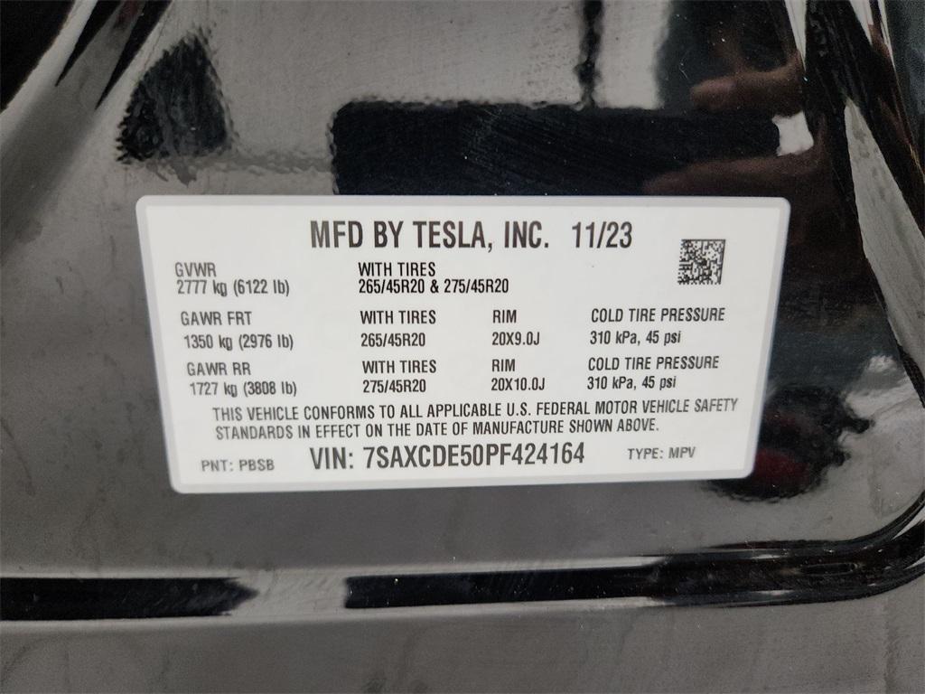 used 2023 Tesla Model X car, priced at $58,990
