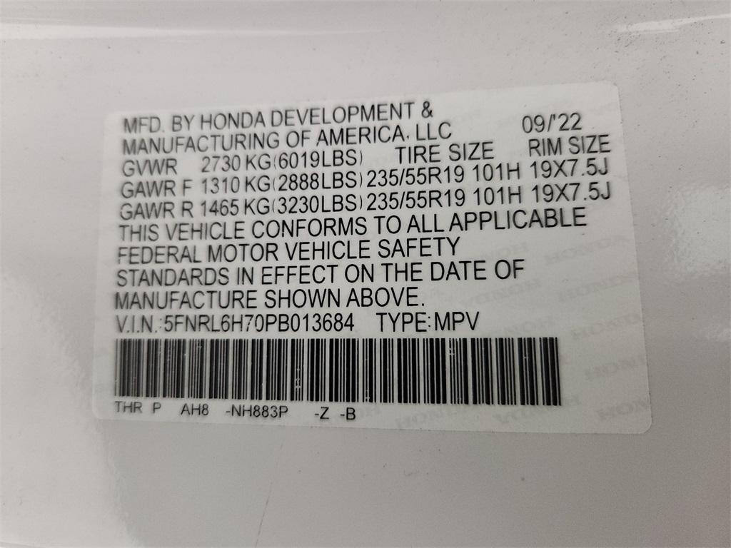 used 2023 Honda Odyssey car, priced at $32,995