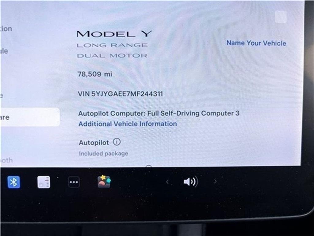 used 2021 Tesla Model Y car, priced at $24,694