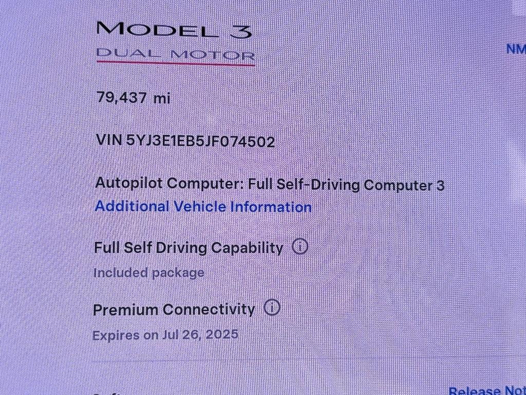 used 2018 Tesla Model 3 car, priced at $21,392