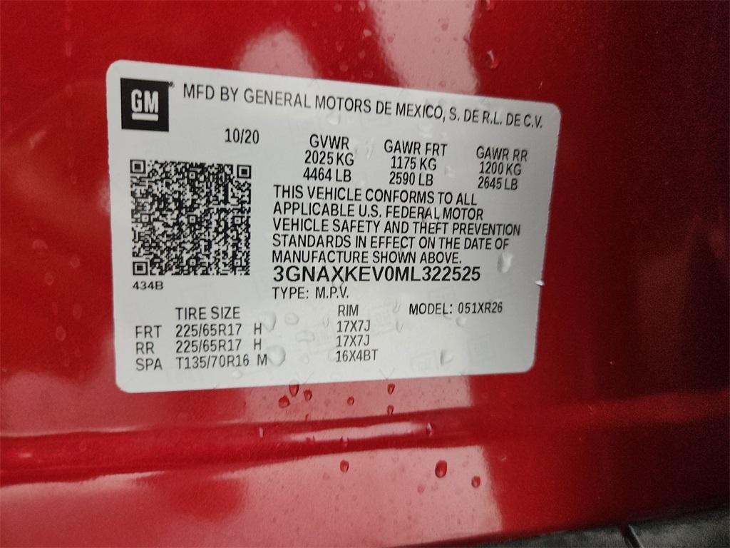 used 2021 Chevrolet Equinox car, priced at $16,493