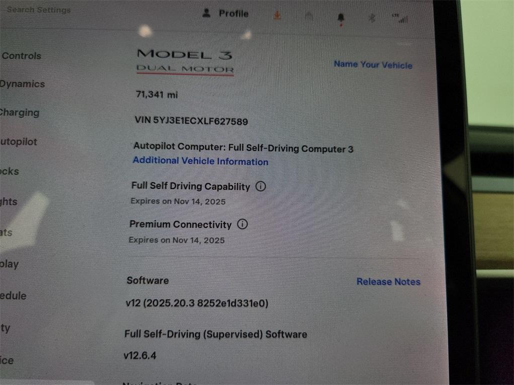 used 2020 Tesla Model 3 car, priced at $22,998