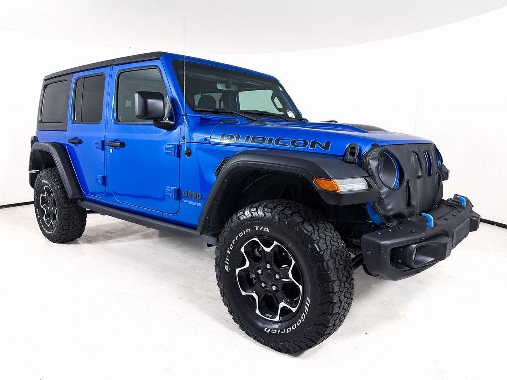 used 2021 Jeep Wrangler Unlimited 4xe car, priced at $36,500