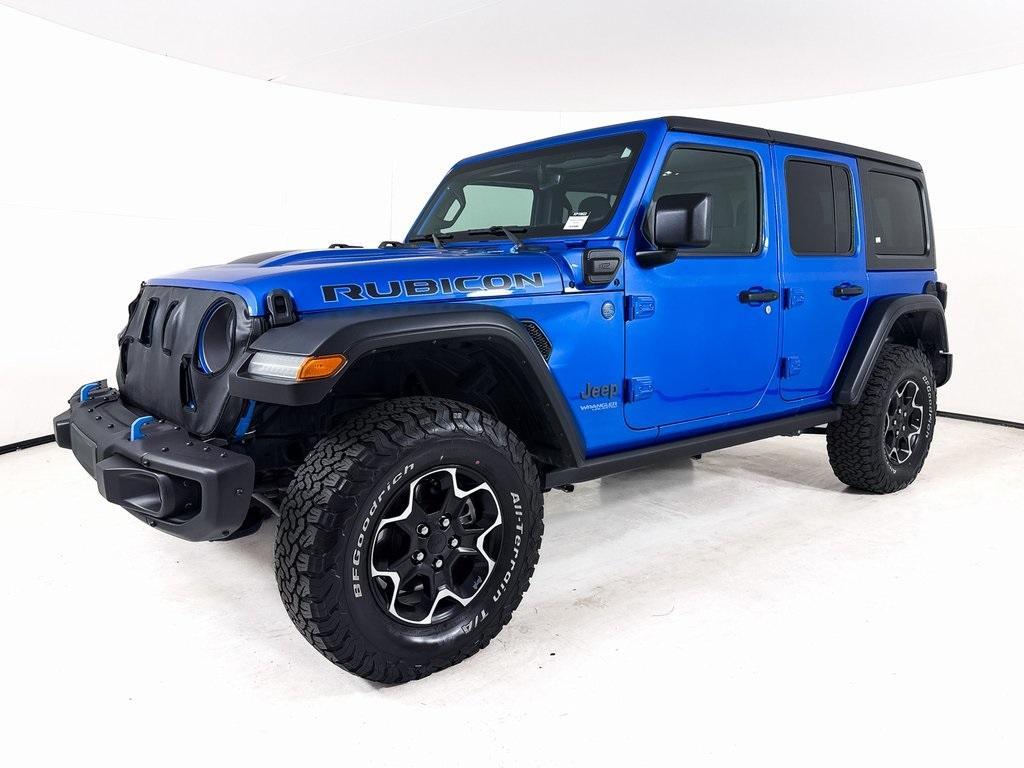 used 2021 Jeep Wrangler Unlimited 4xe car, priced at $36,500