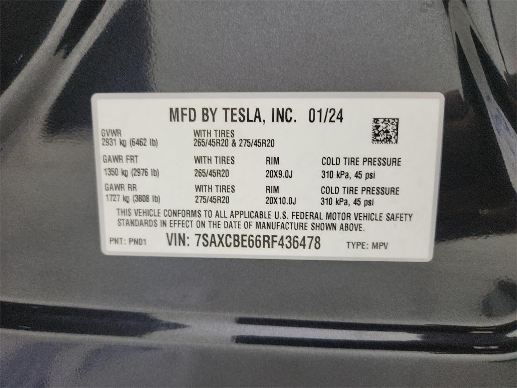 used 2024 Tesla Model X car, priced at $74,997