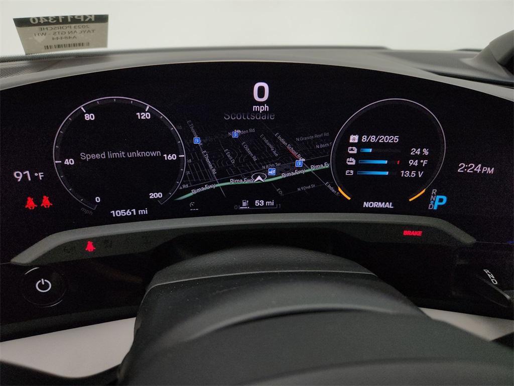used 2023 Porsche Taycan car, priced at $92,995