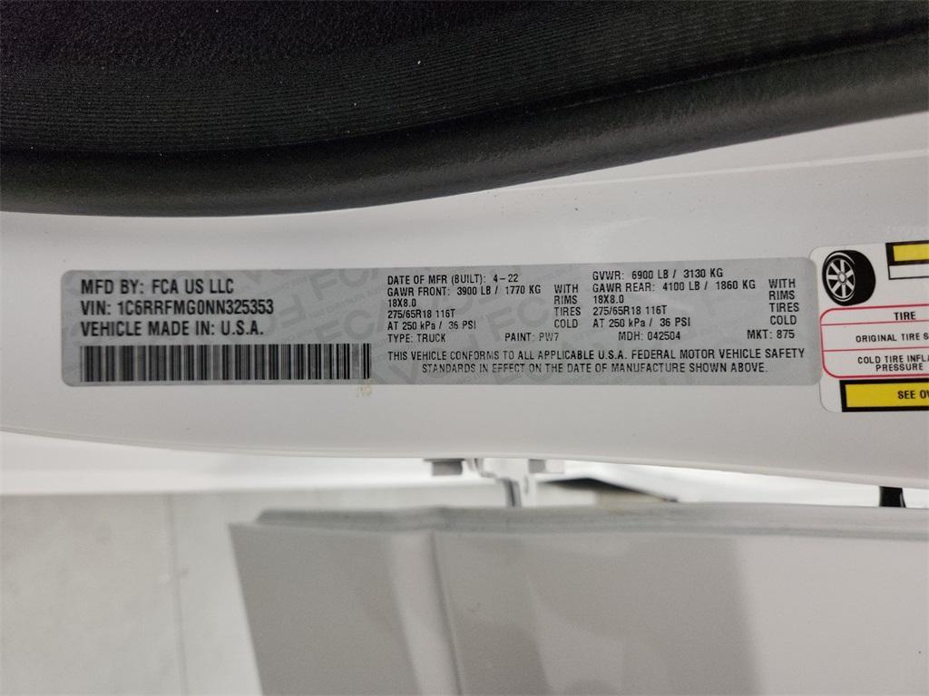 used 2022 Ram 1500 car, priced at $32,592