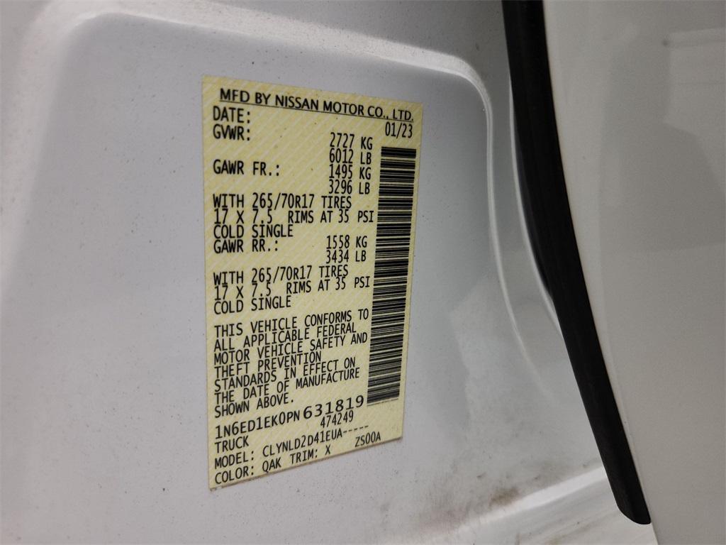 used 2023 Nissan Frontier car, priced at $30,694