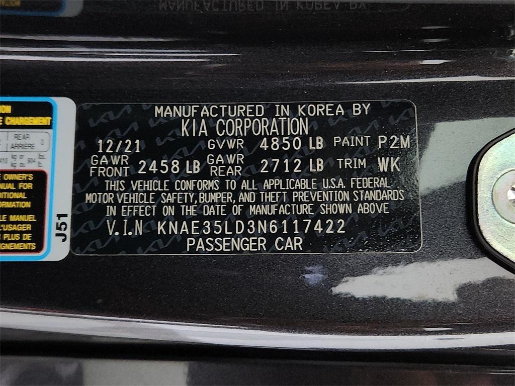 used 2022 Kia Stinger car, priced at $27,991