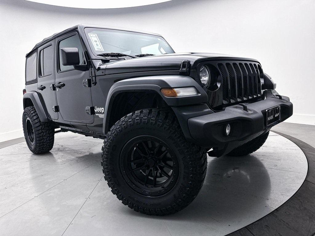 used 2018 Jeep Wrangler Unlimited car, priced at $19,486