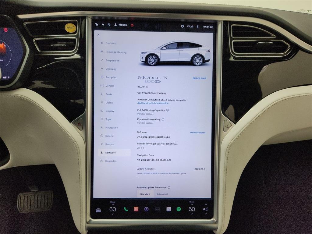 used 2017 Tesla Model X car, priced at $26,994
