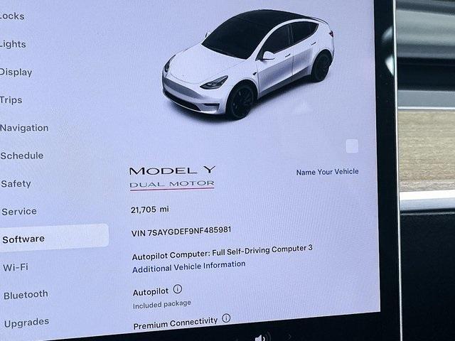 used 2022 Tesla Model Y car, priced at $31,995