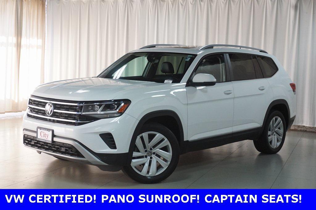 used 2021 Volkswagen Atlas car, priced at $29,490