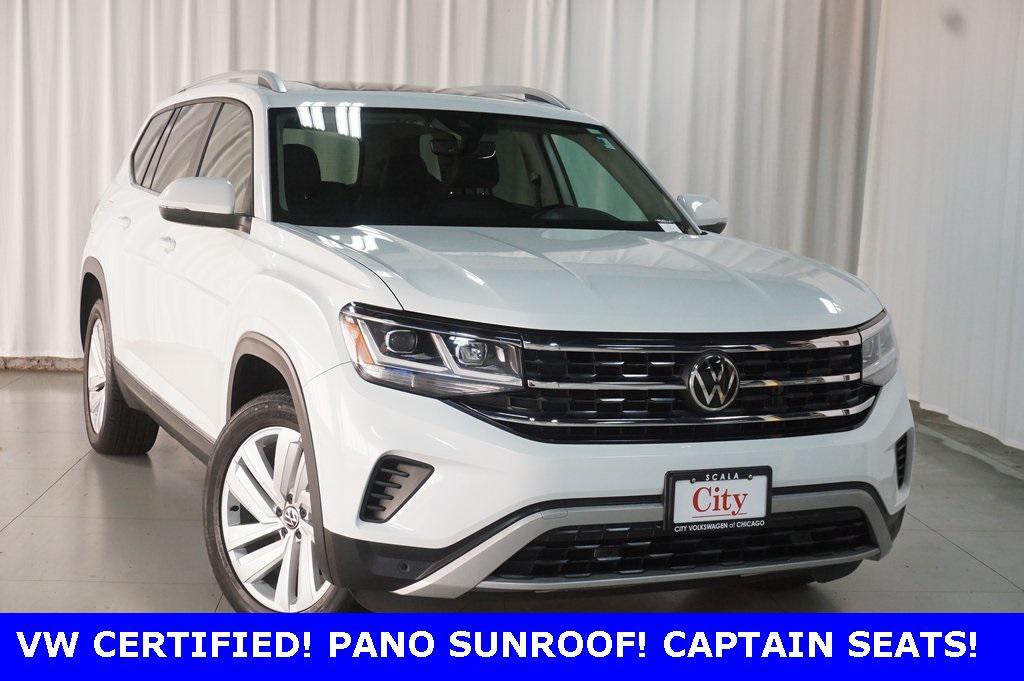 used 2021 Volkswagen Atlas car, priced at $29,490