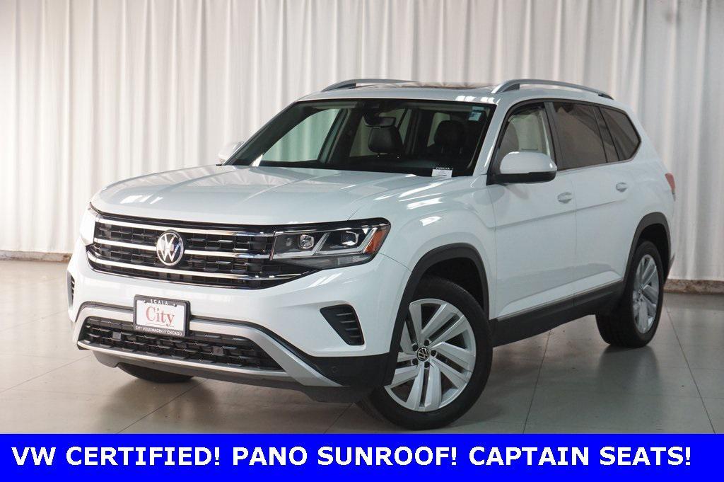 used 2021 Volkswagen Atlas car, priced at $29,490