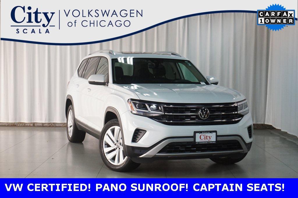 used 2021 Volkswagen Atlas car, priced at $29,490