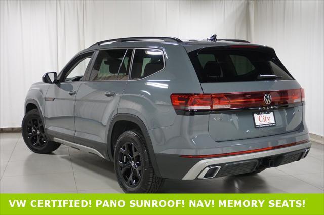 used 2024 Volkswagen Atlas car, priced at $46,000