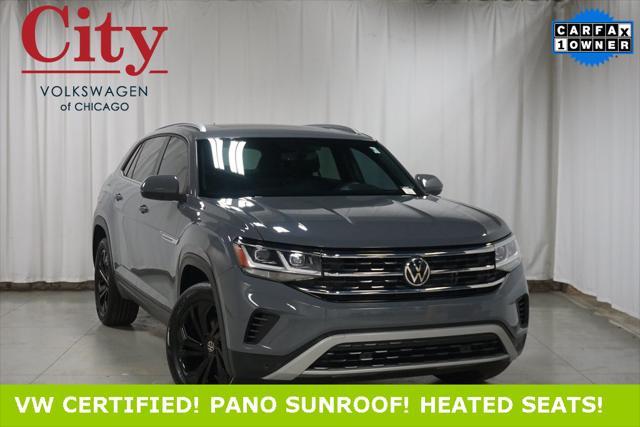 used 2022 Volkswagen Atlas Cross Sport car, priced at $27,890