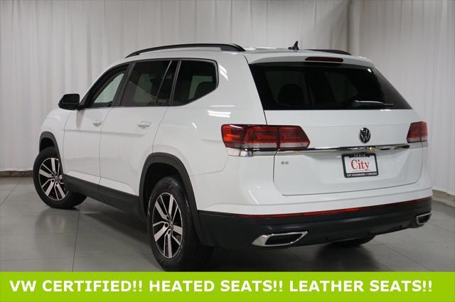 used 2021 Volkswagen Atlas car, priced at $22,000