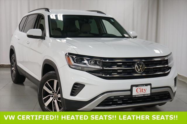used 2021 Volkswagen Atlas car, priced at $22,000
