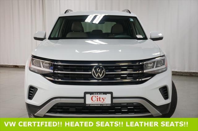 used 2021 Volkswagen Atlas car, priced at $22,000