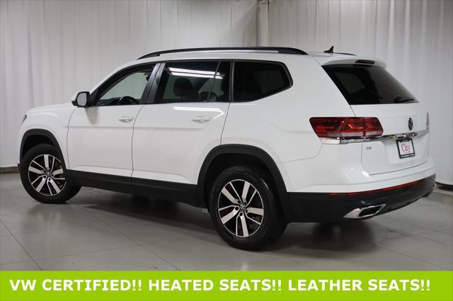 used 2021 Volkswagen Atlas car, priced at $22,000