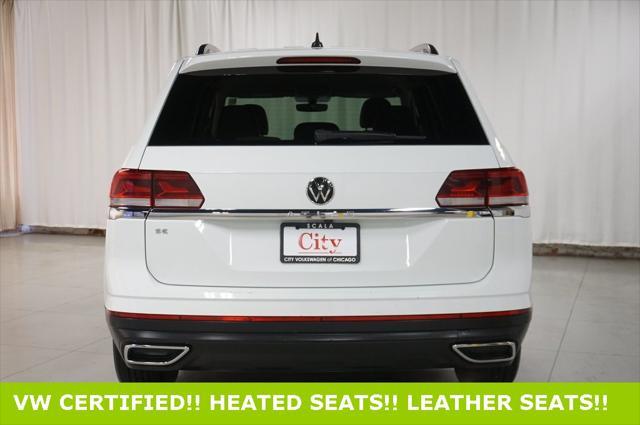 used 2021 Volkswagen Atlas car, priced at $22,000