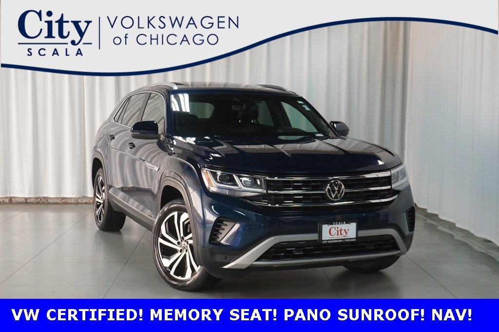 used 2022 Volkswagen Atlas Cross Sport car, priced at $26,490