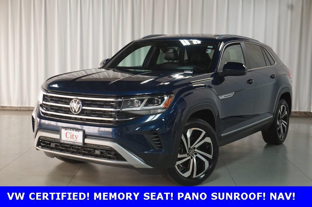 used 2022 Volkswagen Atlas Cross Sport car, priced at $26,490