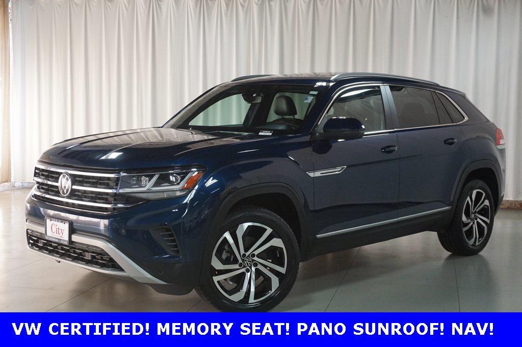 used 2022 Volkswagen Atlas Cross Sport car, priced at $26,490