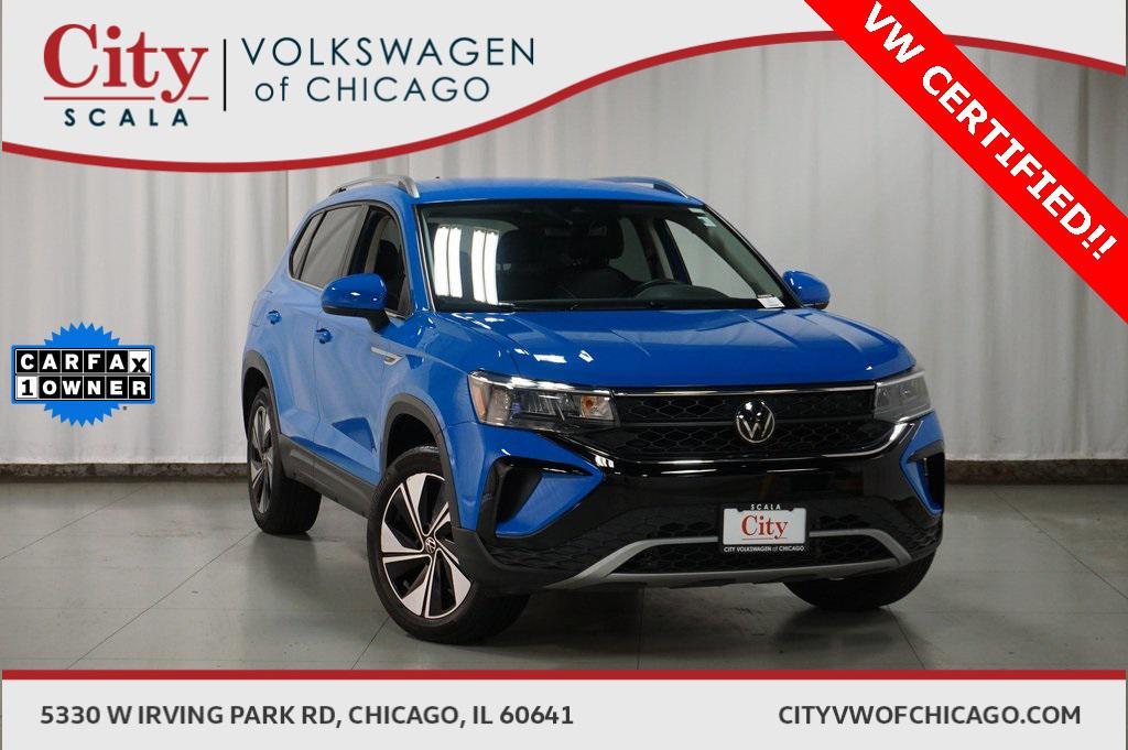used 2023 Volkswagen Taos car, priced at $24,190