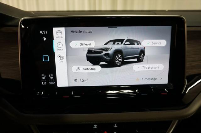 new 2025 Volkswagen Atlas car, priced at $51,446