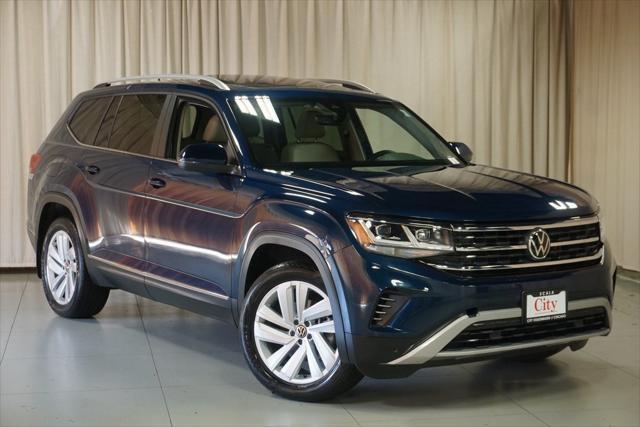 used 2021 Volkswagen Atlas car, priced at $28,590