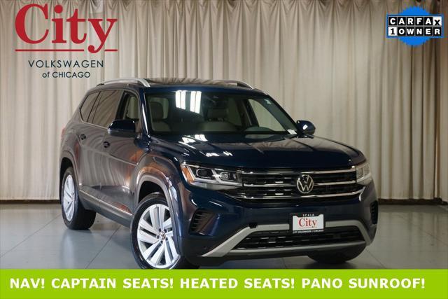 used 2021 Volkswagen Atlas car, priced at $28,590