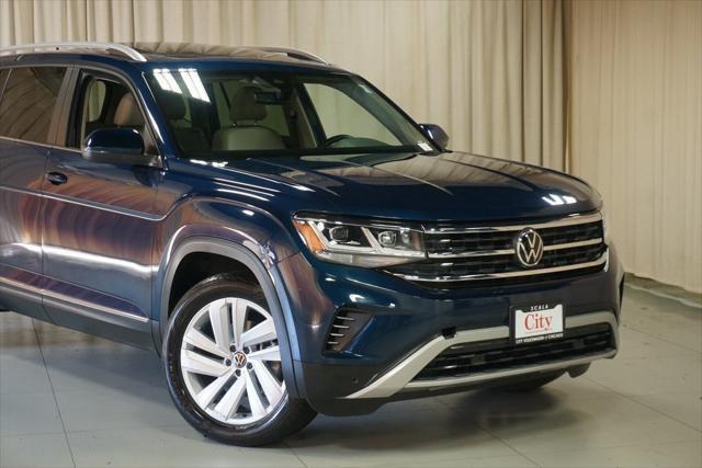 used 2021 Volkswagen Atlas car, priced at $28,590