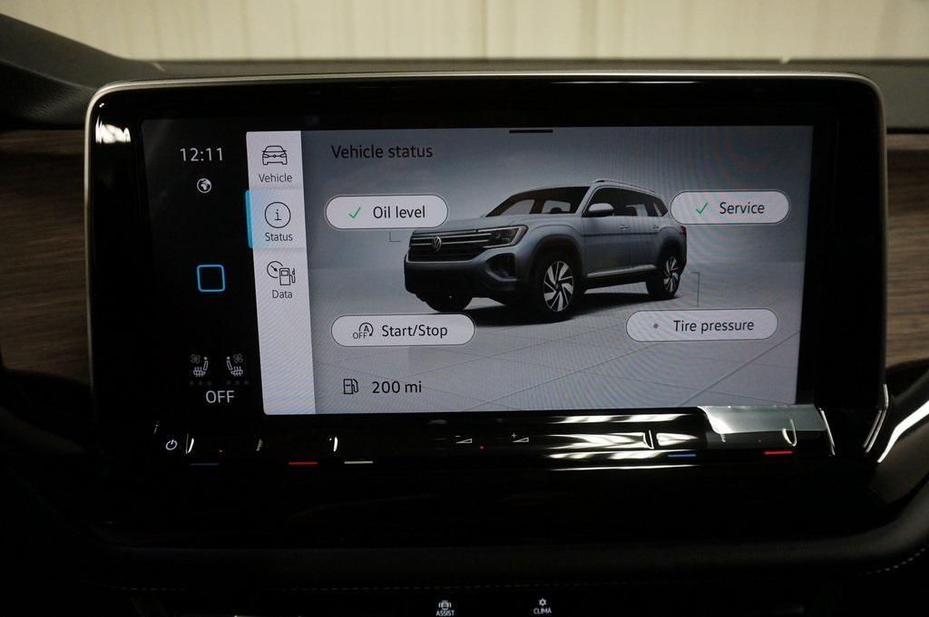 new 2025 Volkswagen Atlas car, priced at $44,607