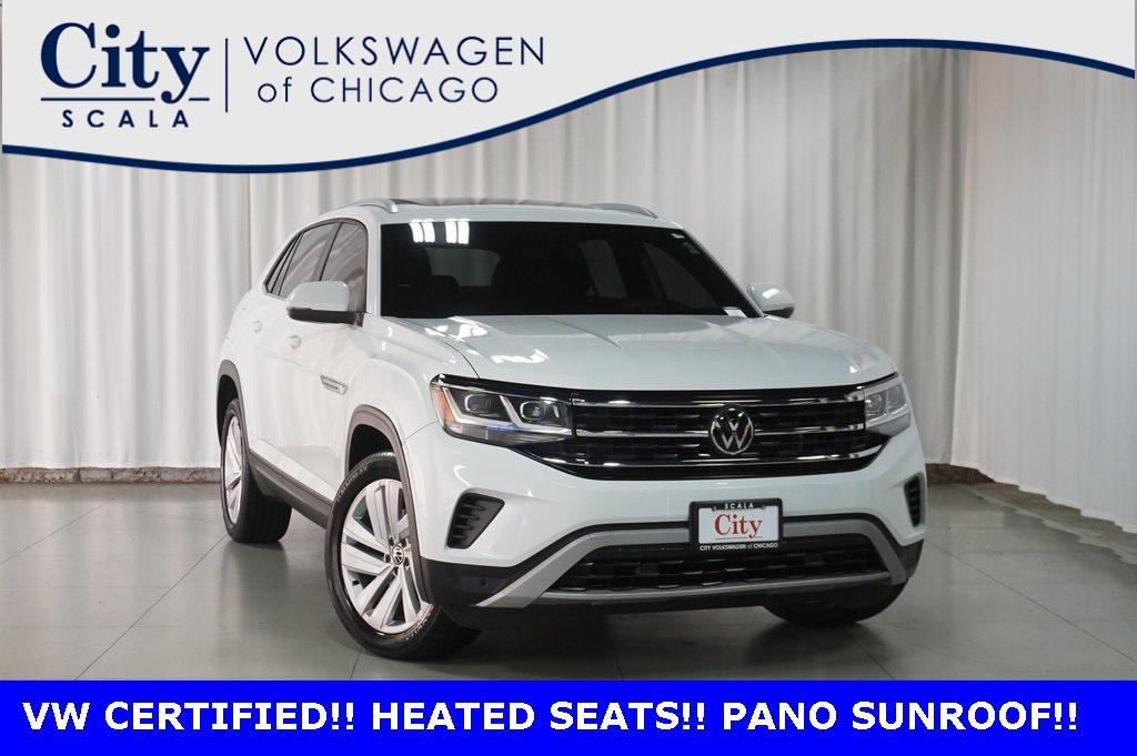 used 2021 Volkswagen Atlas Cross Sport car, priced at $24,490
