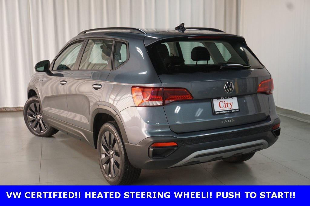 used 2023 Volkswagen Taos car, priced at $18,490