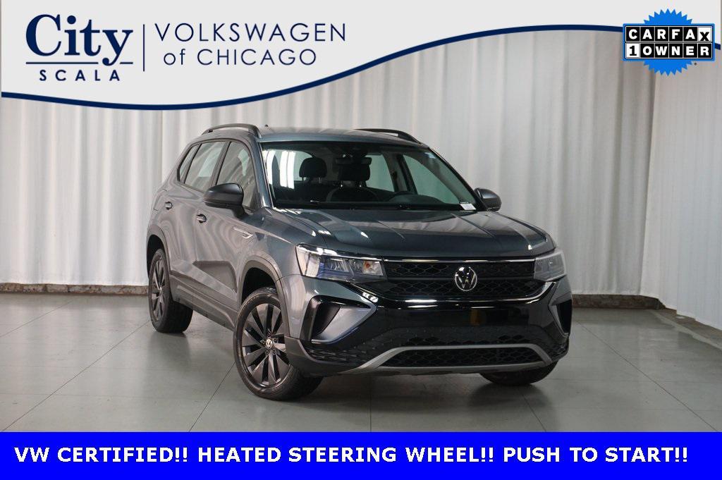 used 2023 Volkswagen Taos car, priced at $18,490