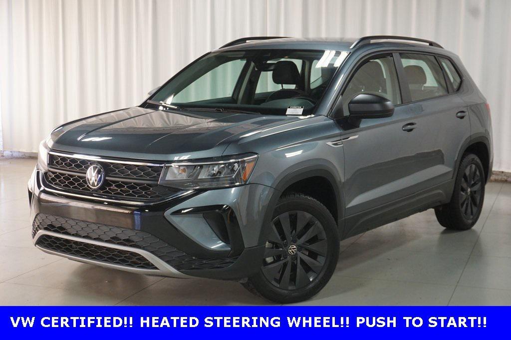used 2023 Volkswagen Taos car, priced at $18,490