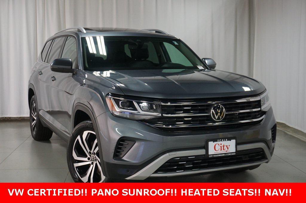 used 2022 Volkswagen Atlas car, priced at $31,990