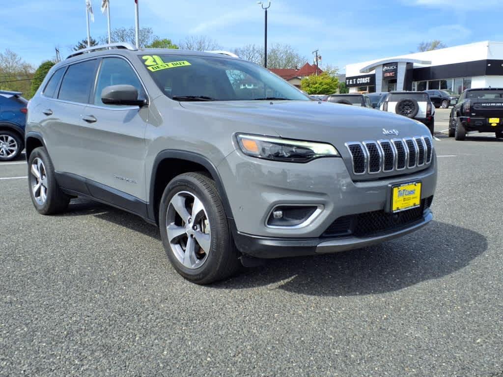 used 2021 Jeep Cherokee car, priced at $21,935