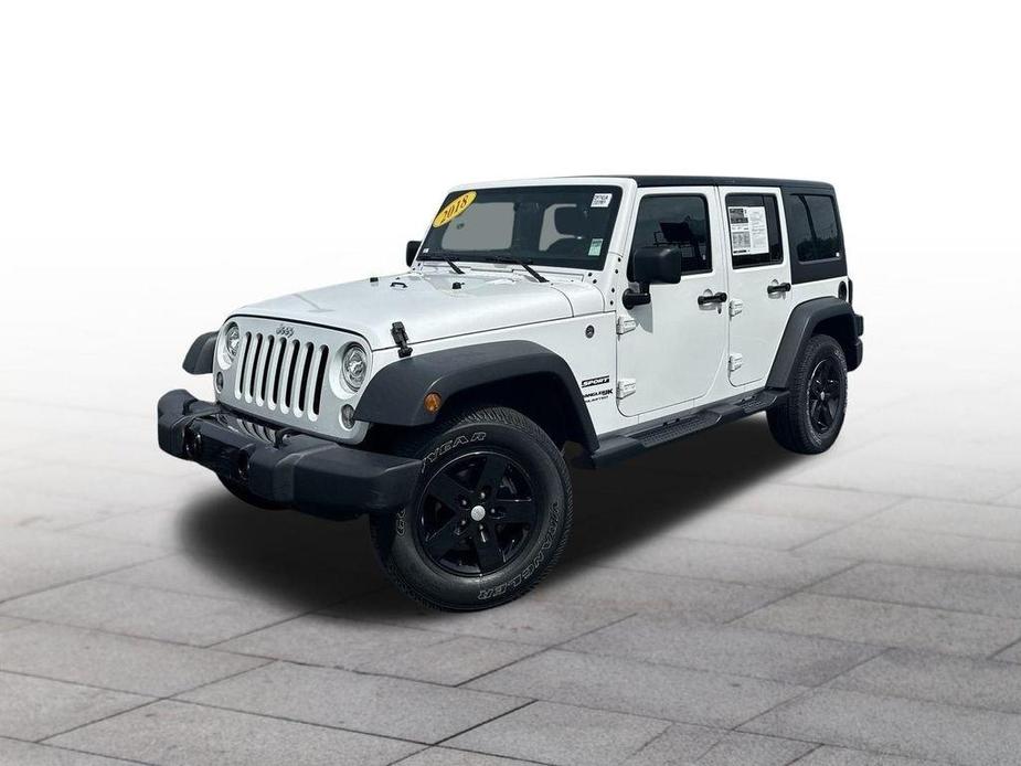 used 2018 Jeep Wrangler JK Unlimited car, priced at $21,515