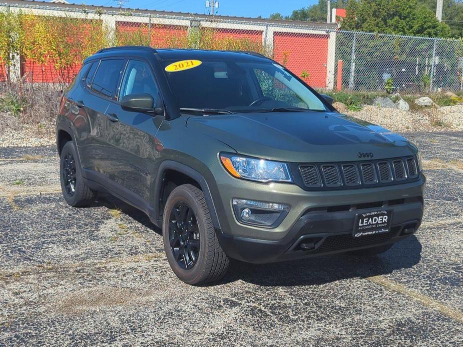 used 2021 Jeep Compass car, priced at $15,900