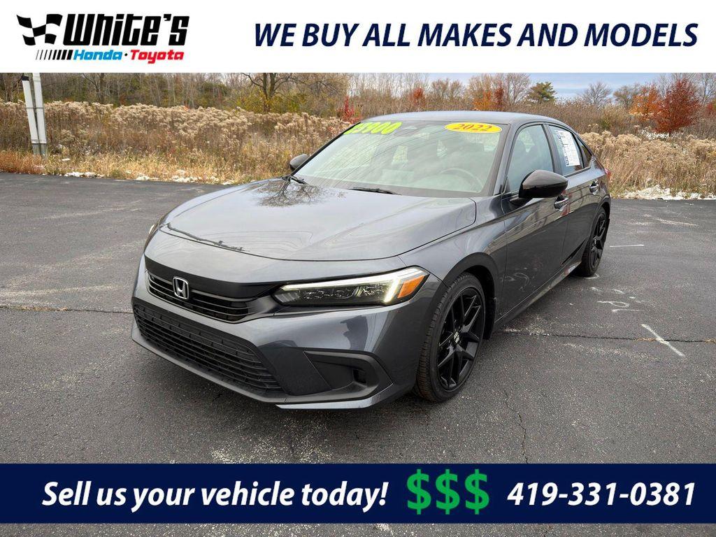 used 2022 Honda Civic car, priced at $23,900