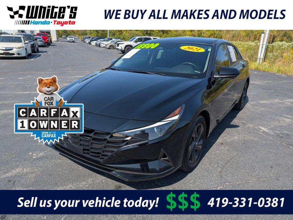 used 2021 Hyundai Elantra car, priced at $18,800