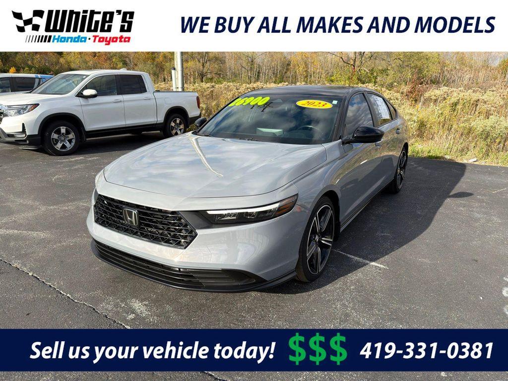 used 2023 Honda Accord Hybrid car, priced at $26,900
